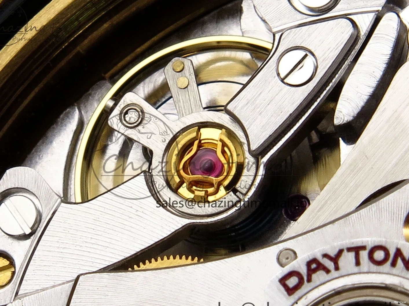 MiroTime 0901 Daytona 116518 VSF 1:1 Best Edition 904L Steel YG Dial on Oysterflex Strap DD Sustainable 1003